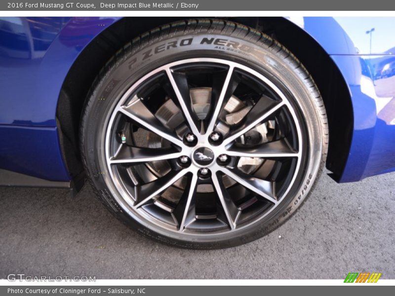 Deep Impact Blue Metallic / Ebony 2016 Ford Mustang GT Coupe