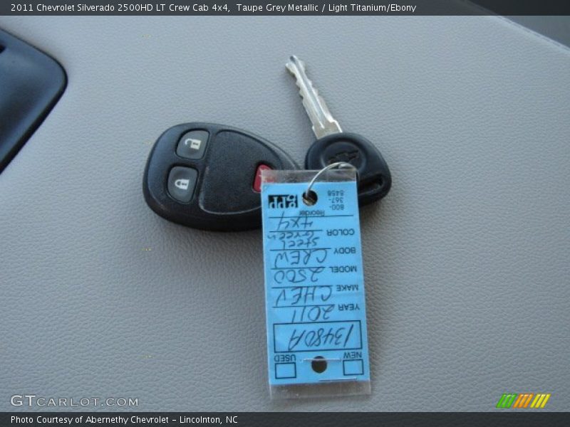 Taupe Grey Metallic / Light Titanium/Ebony 2011 Chevrolet Silverado 2500HD LT Crew Cab 4x4
