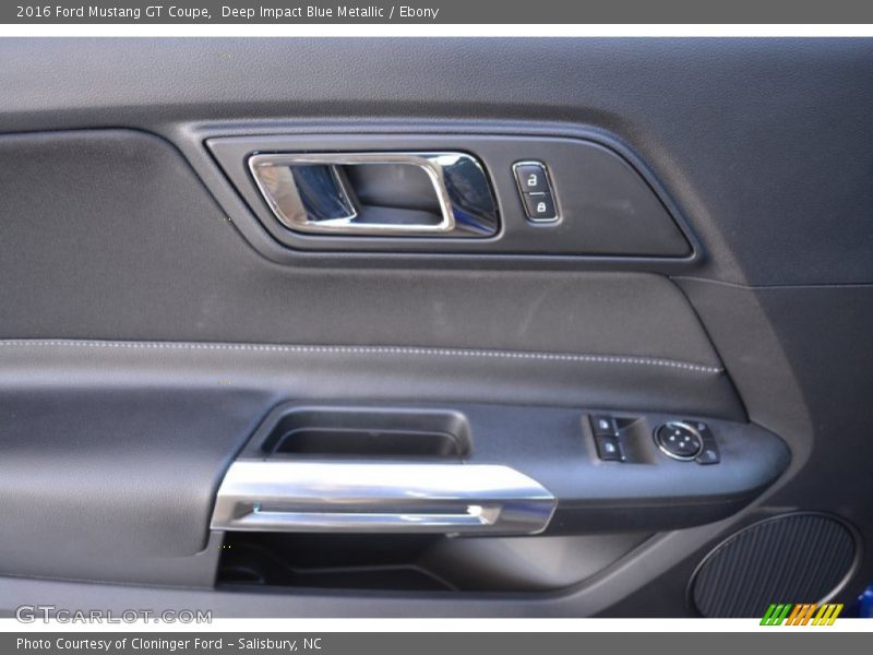Deep Impact Blue Metallic / Ebony 2016 Ford Mustang GT Coupe