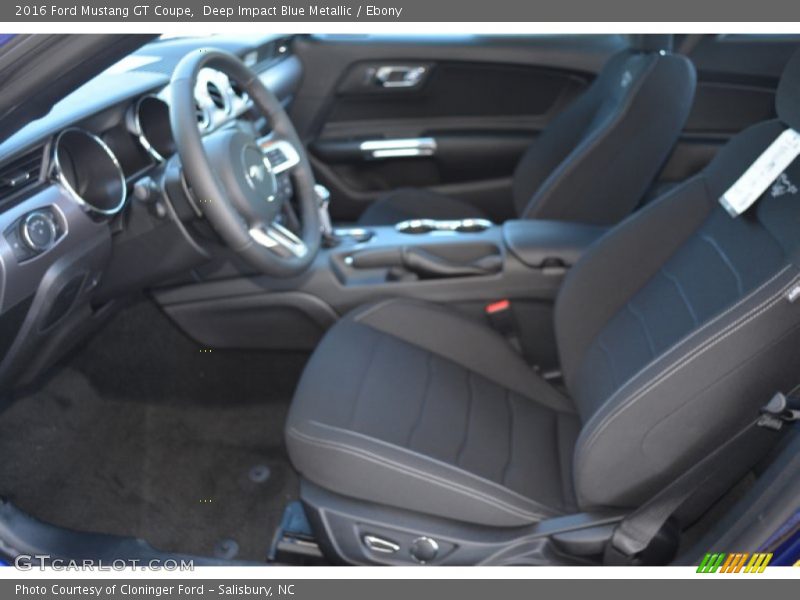 Deep Impact Blue Metallic / Ebony 2016 Ford Mustang GT Coupe