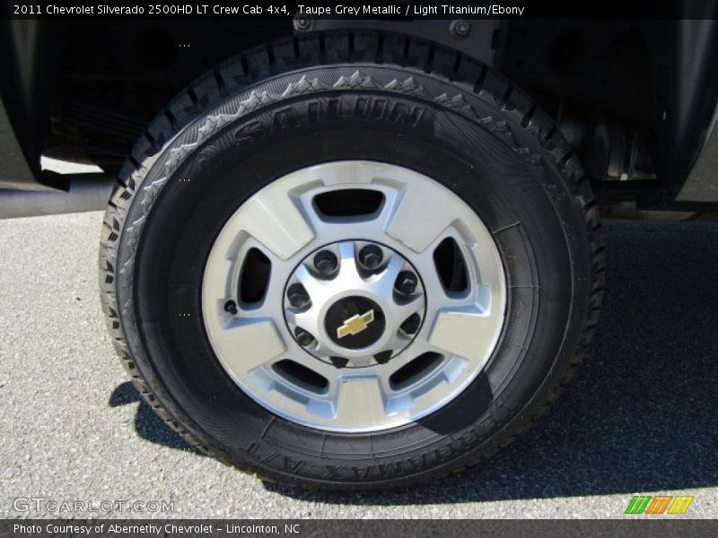 Taupe Grey Metallic / Light Titanium/Ebony 2011 Chevrolet Silverado 2500HD LT Crew Cab 4x4