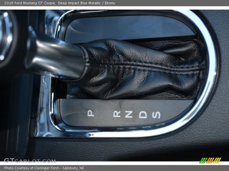 Deep Impact Blue Metallic / Ebony 2016 Ford Mustang GT Coupe
