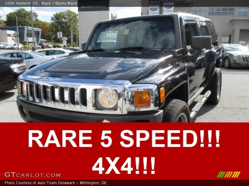 Black / Ebony Black 2006 Hummer H3