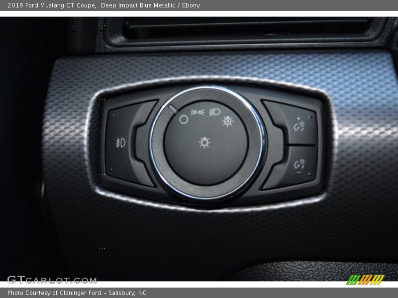 Deep Impact Blue Metallic / Ebony 2016 Ford Mustang GT Coupe
