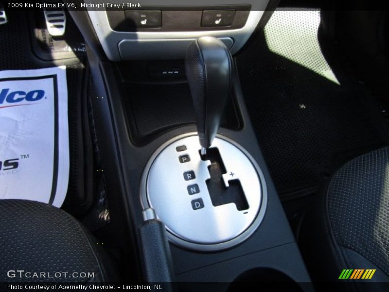 Midnight Gray / Black 2009 Kia Optima EX V6