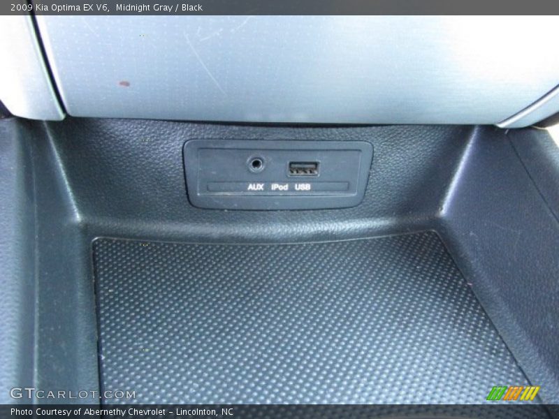Midnight Gray / Black 2009 Kia Optima EX V6