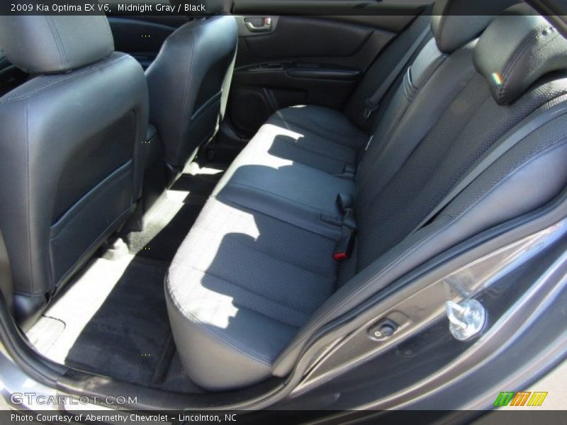Midnight Gray / Black 2009 Kia Optima EX V6