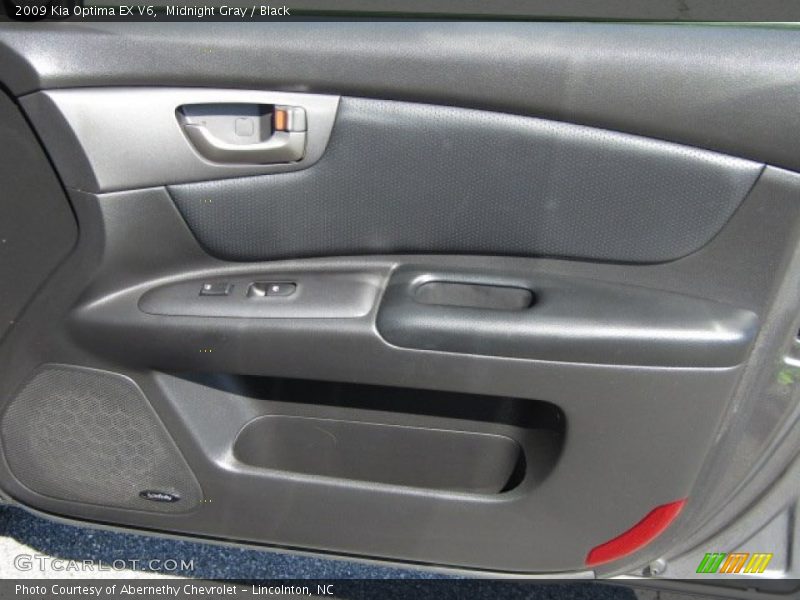 Midnight Gray / Black 2009 Kia Optima EX V6