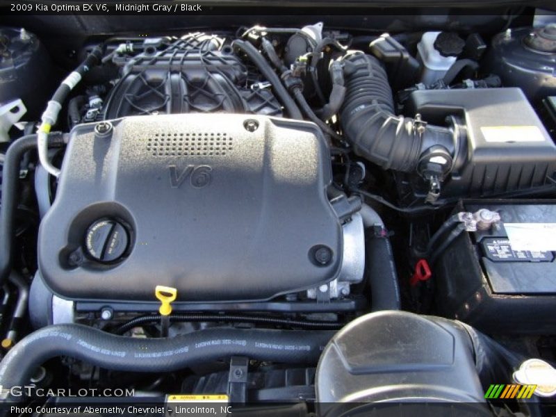 Midnight Gray / Black 2009 Kia Optima EX V6