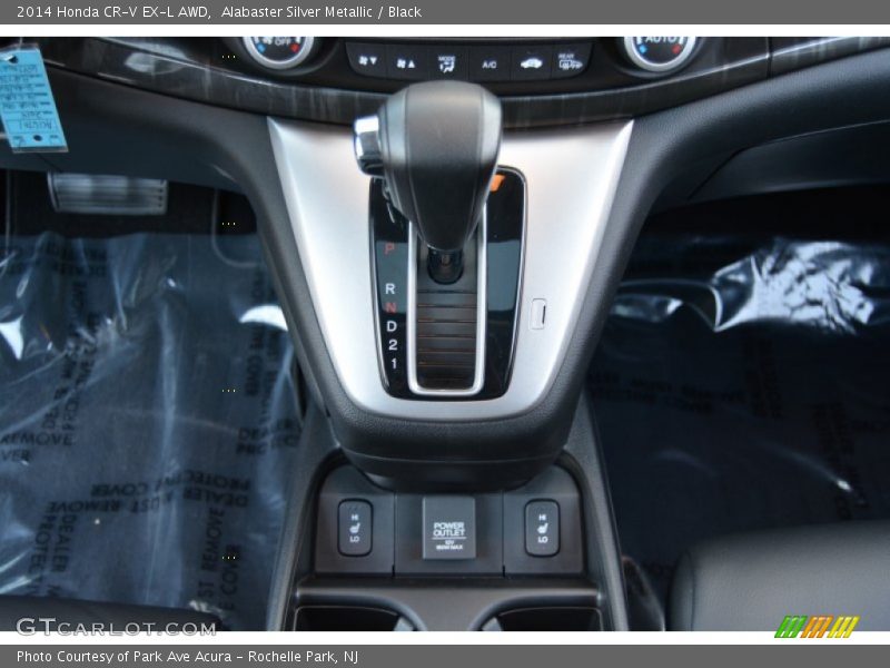 Alabaster Silver Metallic / Black 2014 Honda CR-V EX-L AWD