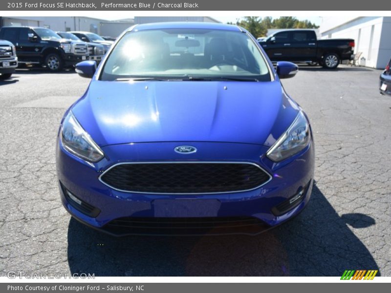 Performance Blue / Charcoal Black 2015 Ford Focus SE Hatchback