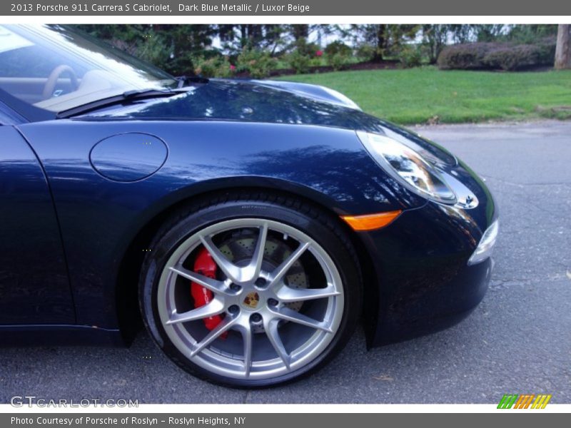 Dark Blue Metallic / Luxor Beige 2013 Porsche 911 Carrera S Cabriolet
