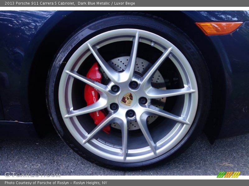 Dark Blue Metallic / Luxor Beige 2013 Porsche 911 Carrera S Cabriolet