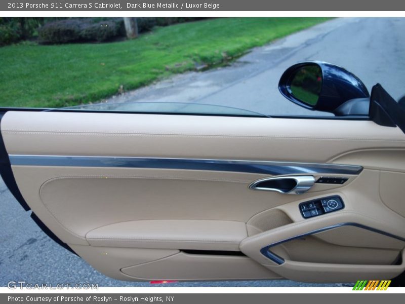 Dark Blue Metallic / Luxor Beige 2013 Porsche 911 Carrera S Cabriolet