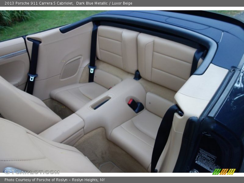 Dark Blue Metallic / Luxor Beige 2013 Porsche 911 Carrera S Cabriolet