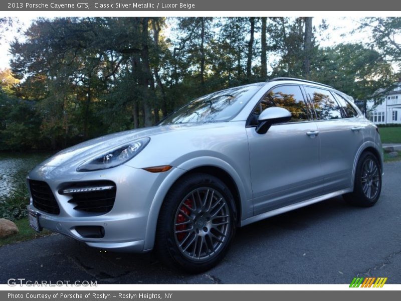 Classic Silver Metallic / Luxor Beige 2013 Porsche Cayenne GTS