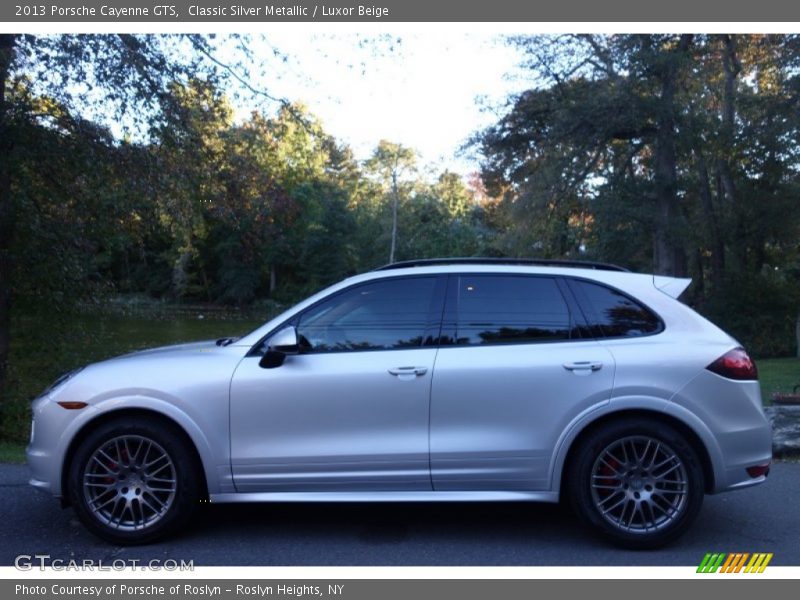 Classic Silver Metallic / Luxor Beige 2013 Porsche Cayenne GTS
