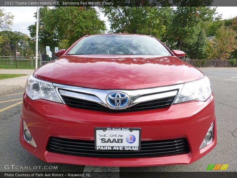 Barcelona Red Metallic / Ivory 2012 Toyota Camry Hybrid XLE