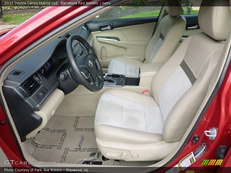 Barcelona Red Metallic / Ivory 2012 Toyota Camry Hybrid XLE
