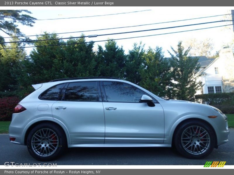 Classic Silver Metallic / Luxor Beige 2013 Porsche Cayenne GTS