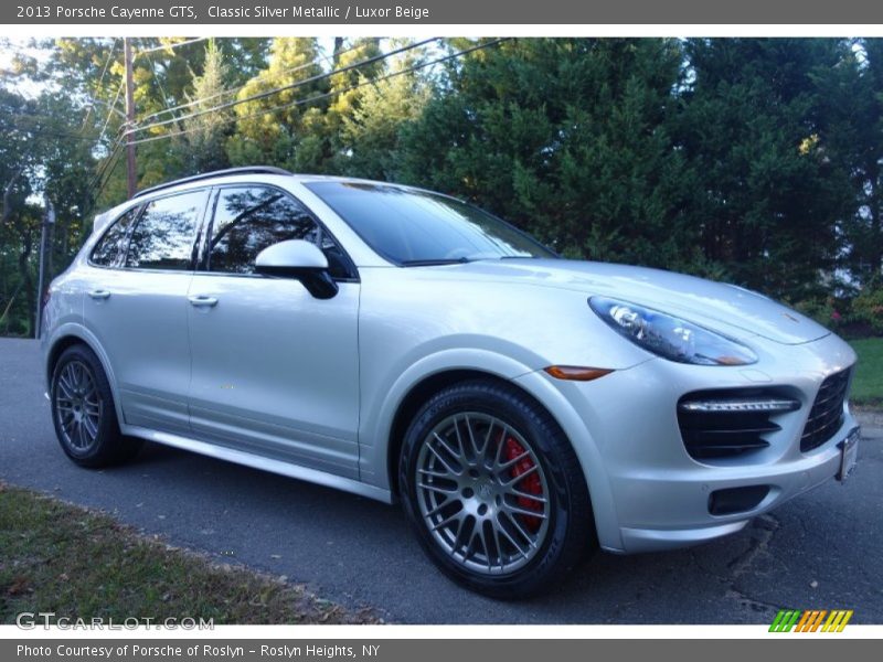 Classic Silver Metallic / Luxor Beige 2013 Porsche Cayenne GTS