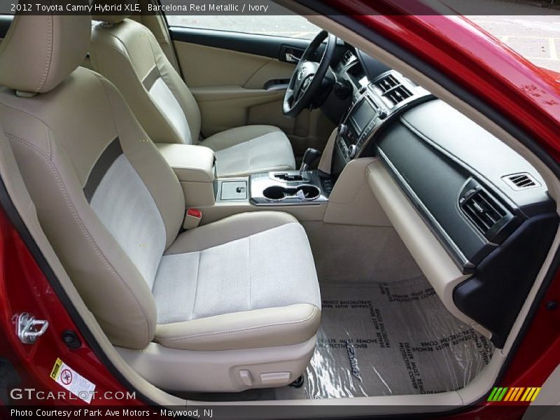 Barcelona Red Metallic / Ivory 2012 Toyota Camry Hybrid XLE