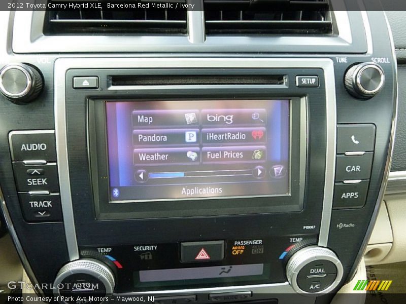 Barcelona Red Metallic / Ivory 2012 Toyota Camry Hybrid XLE