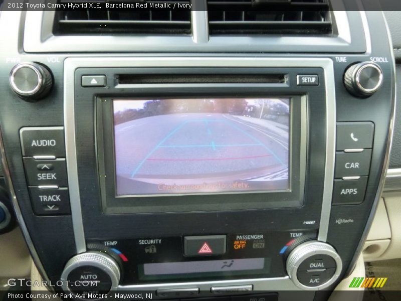 Barcelona Red Metallic / Ivory 2012 Toyota Camry Hybrid XLE