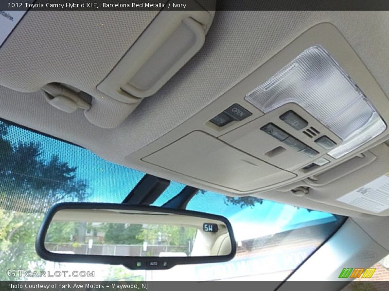 Barcelona Red Metallic / Ivory 2012 Toyota Camry Hybrid XLE
