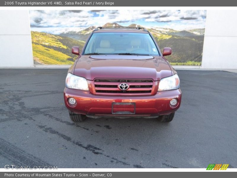 Salsa Red Pearl / Ivory Beige 2006 Toyota Highlander V6 4WD