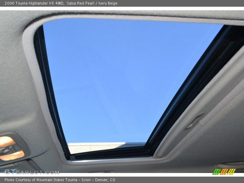 Salsa Red Pearl / Ivory Beige 2006 Toyota Highlander V6 4WD