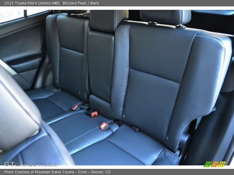 Blizzard Pearl / Black 2015 Toyota RAV4 Limited AWD