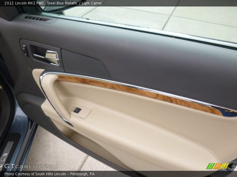 Steel Blue Metallic / Light Camel 2012 Lincoln MKZ FWD