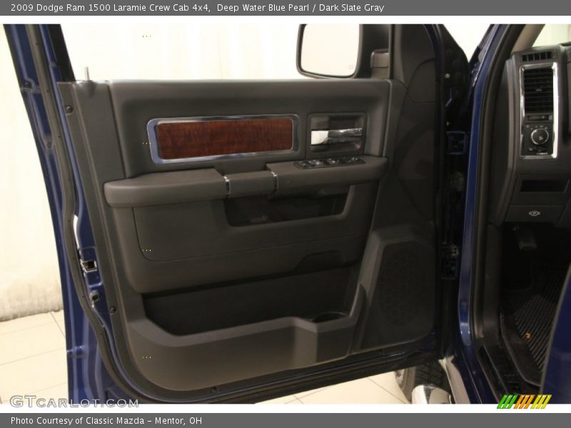 Deep Water Blue Pearl / Dark Slate Gray 2009 Dodge Ram 1500 Laramie Crew Cab 4x4