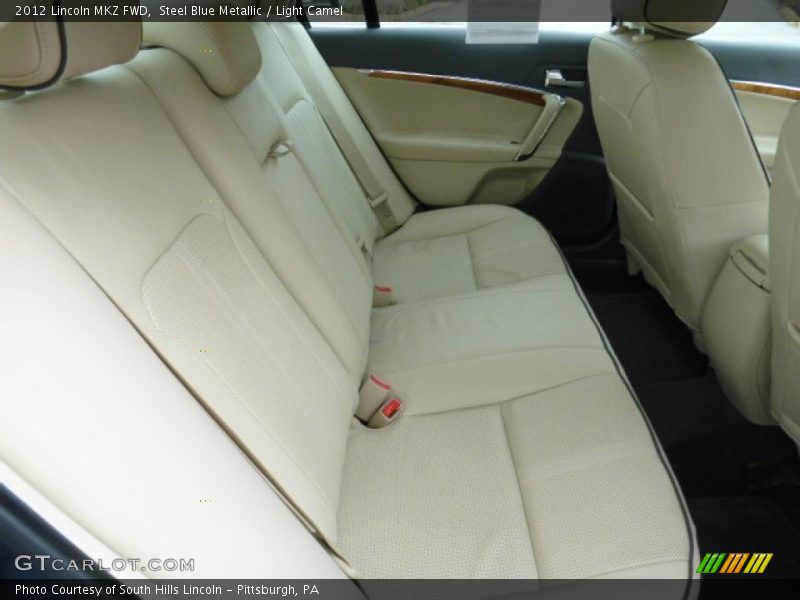 Steel Blue Metallic / Light Camel 2012 Lincoln MKZ FWD