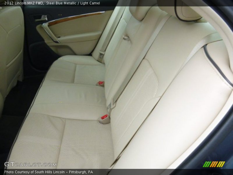 Steel Blue Metallic / Light Camel 2012 Lincoln MKZ FWD