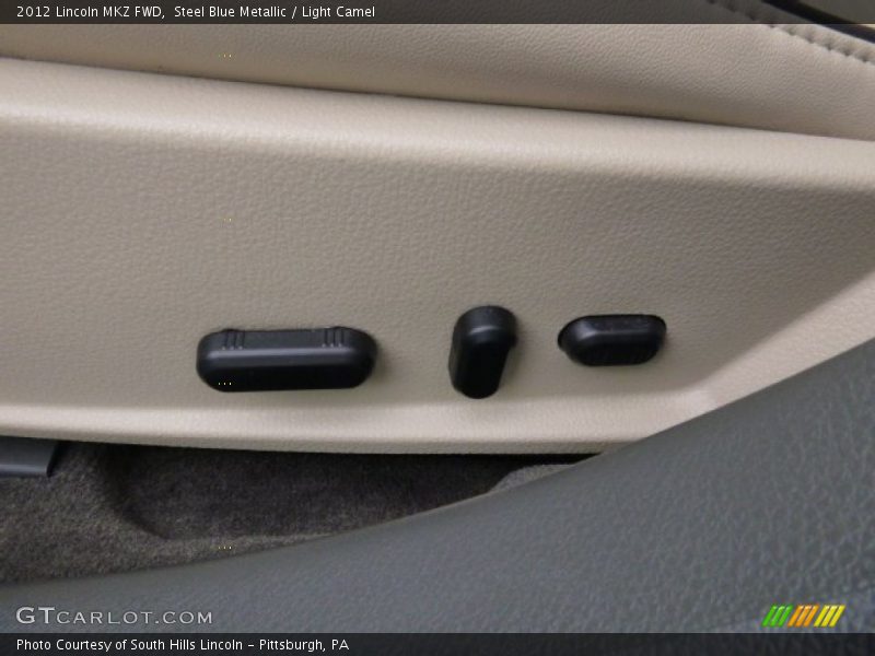 Steel Blue Metallic / Light Camel 2012 Lincoln MKZ FWD