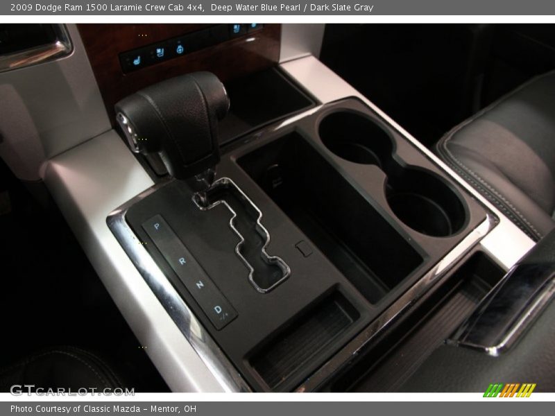 Deep Water Blue Pearl / Dark Slate Gray 2009 Dodge Ram 1500 Laramie Crew Cab 4x4