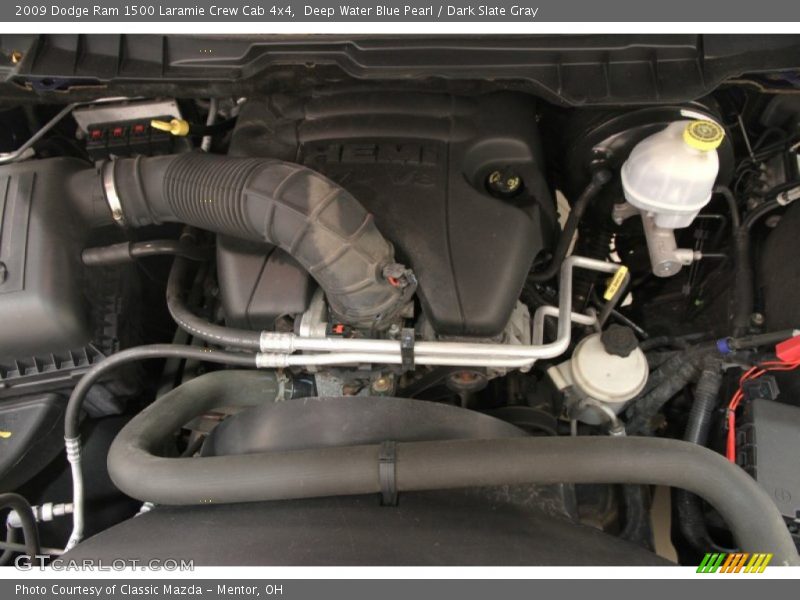 Deep Water Blue Pearl / Dark Slate Gray 2009 Dodge Ram 1500 Laramie Crew Cab 4x4