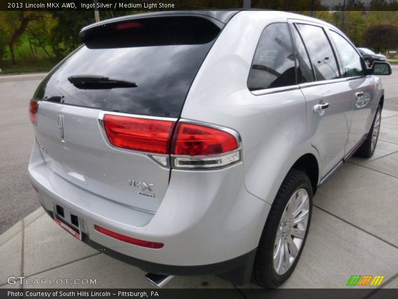 Ingot Silver / Medium Light Stone 2013 Lincoln MKX AWD