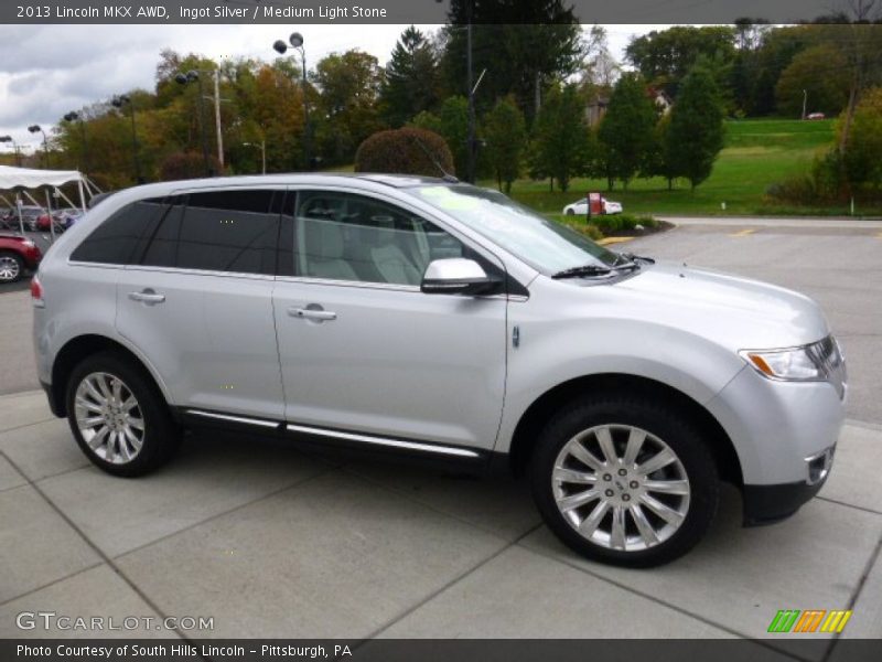 Ingot Silver / Medium Light Stone 2013 Lincoln MKX AWD