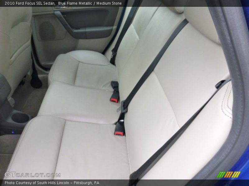 Blue Flame Metallic / Medium Stone 2010 Ford Focus SEL Sedan