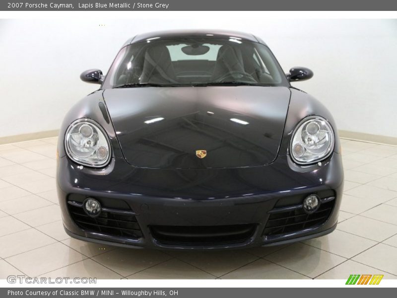 Lapis Blue Metallic / Stone Grey 2007 Porsche Cayman