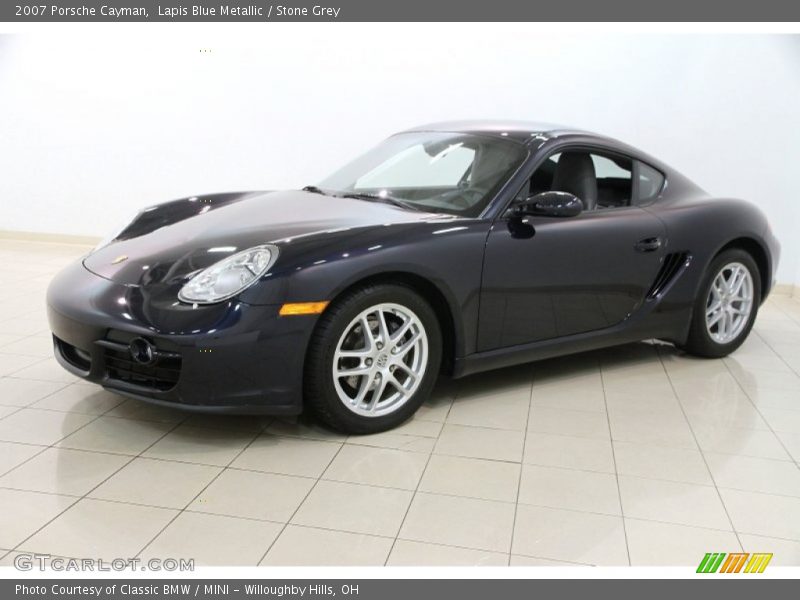 Lapis Blue Metallic / Stone Grey 2007 Porsche Cayman