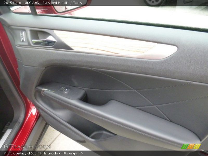 Ruby Red Metallic / Ebony 2015 Lincoln MKC AWD
