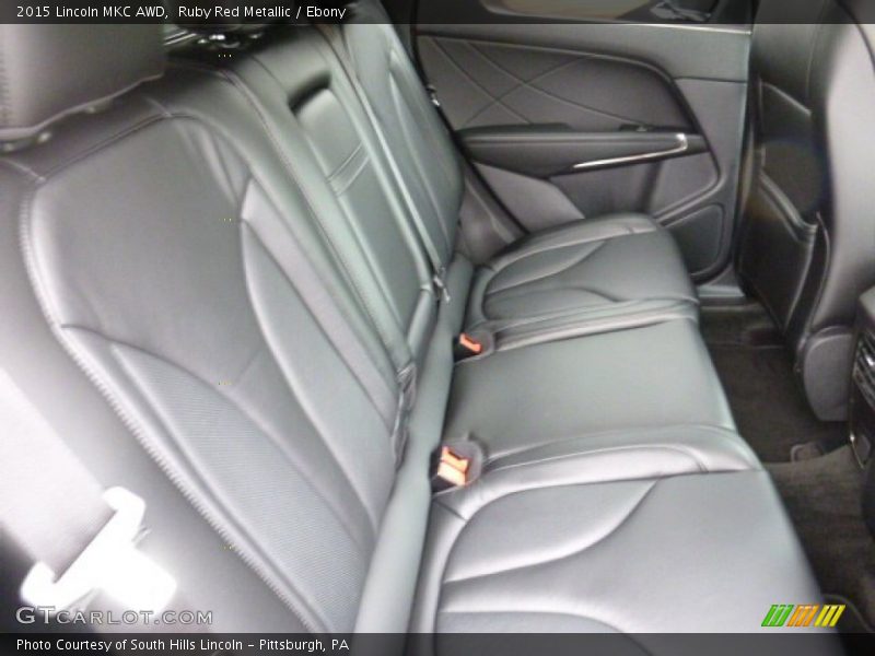 Rear Seat of 2015 MKC AWD