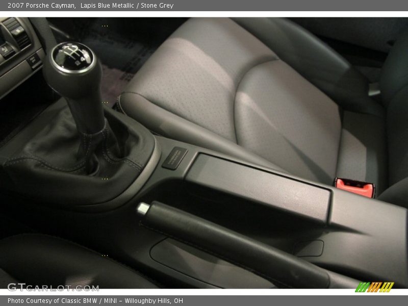 Lapis Blue Metallic / Stone Grey 2007 Porsche Cayman