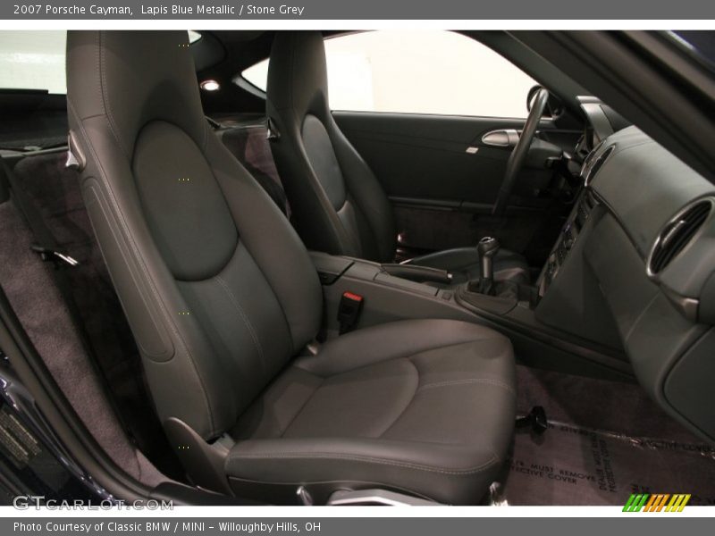 Lapis Blue Metallic / Stone Grey 2007 Porsche Cayman