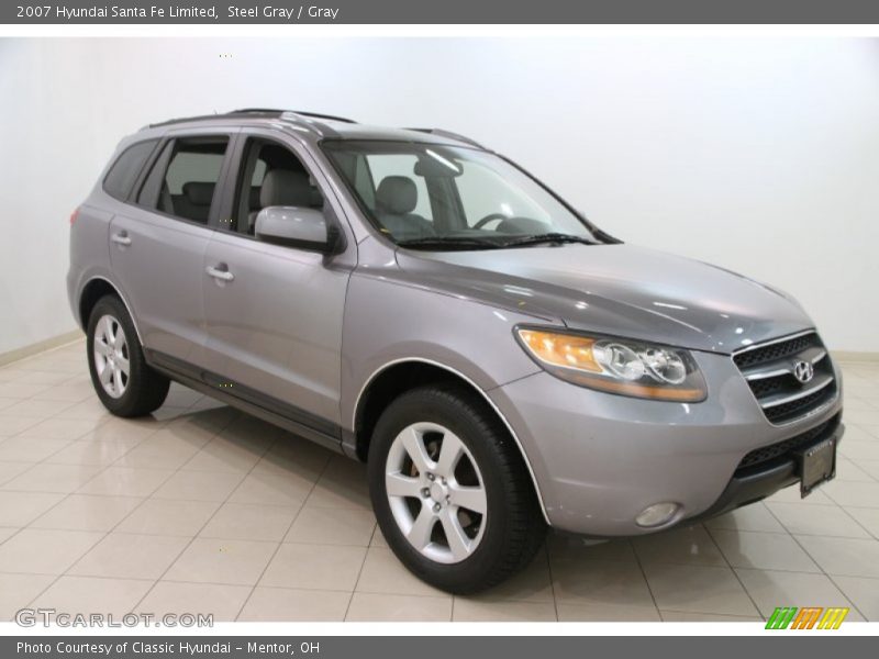Steel Gray / Gray 2007 Hyundai Santa Fe Limited