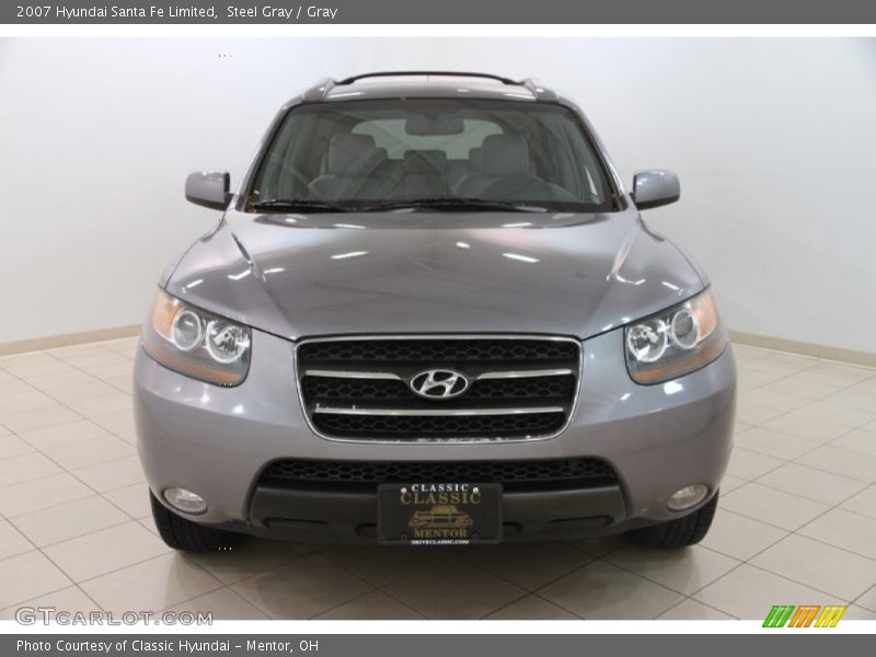 Steel Gray / Gray 2007 Hyundai Santa Fe Limited